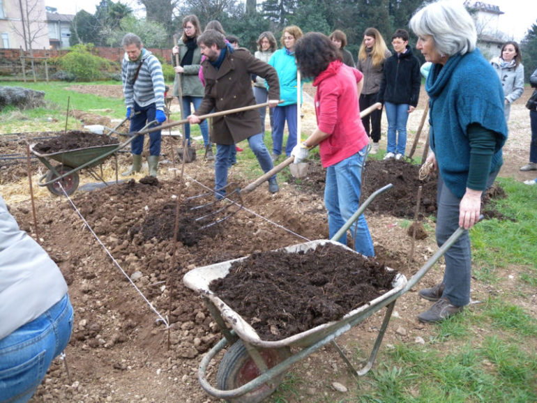 Agricoltura sinergica al corso “L’orto Biologico in Classe Fase 3”