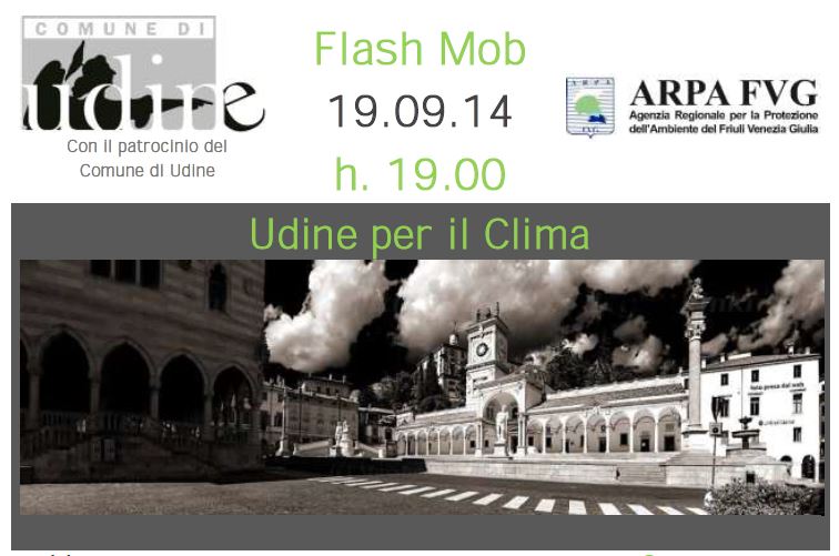 Flash Mob “Udine per il Clima” – 19 settembre a Udine