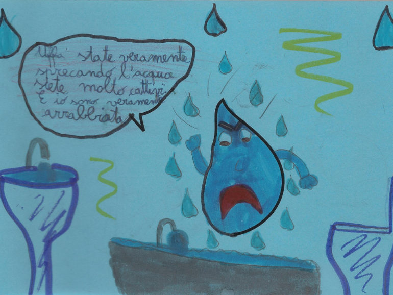 I disegni dei bambini sul tema dell’acqua in mostra a Gorizia