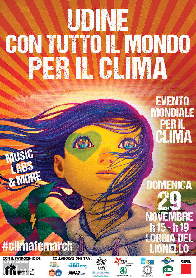 Marcia per il clima a Udine