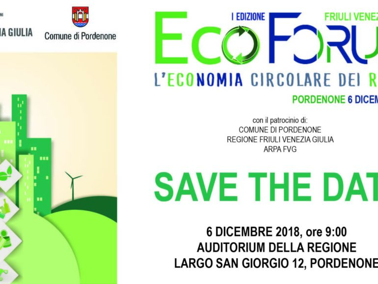 EcoForum: prima conferenza regionale sulla gestione sostenibile dei rifiuti e la classifica dei Comuni Ricicloni del FVG