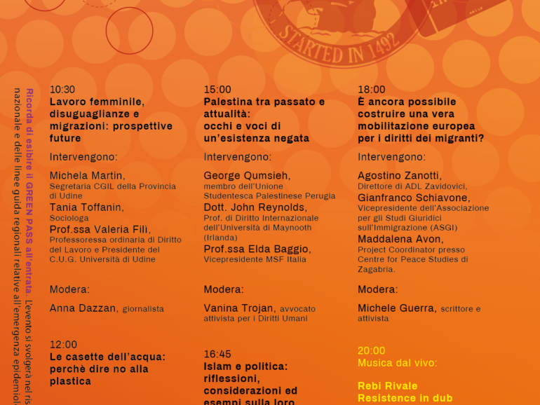 Il Circolo Legambiente di Udine aderisce e partecipa all’evento “Diritti in festa”