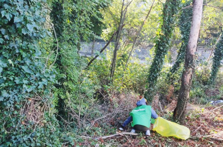 Gli alunni, i genitori e le insegnanti dell’IC Tiziana Weiss ripuliscono il Bosco Farneto con Legambiente: ben 32 sacchi di rifiuti raccolti sui sentieri del “Boschetto”