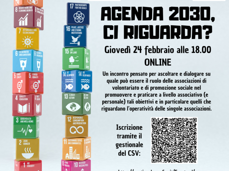 Webinar “Agenda 2030, ci riguarda?”