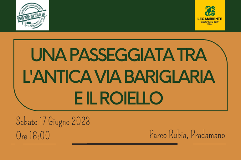 Passeggiata “Voler Bene all’Italia” 17 giugno 2023, Pradamano