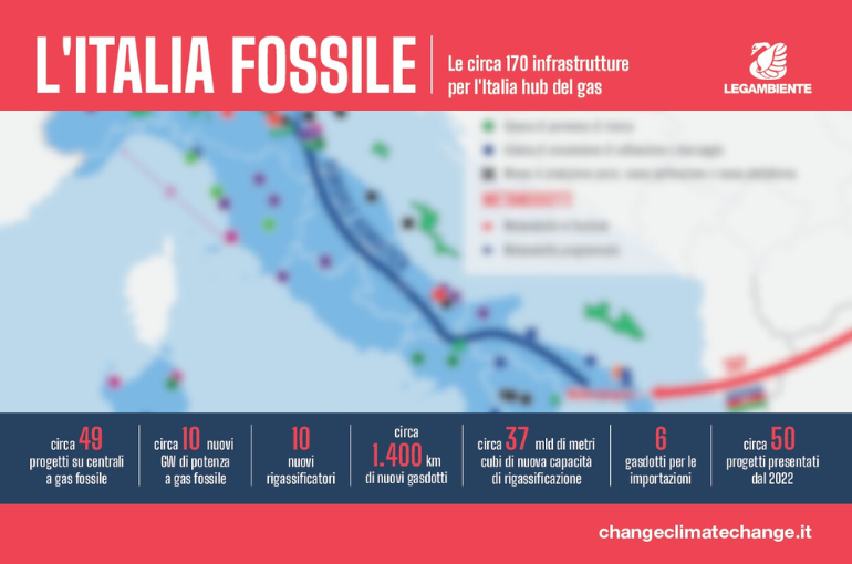 Italia fossile. I dati aggiornati della mappa di Legambiente