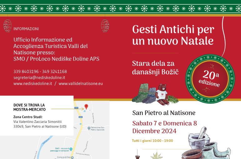 Gesti Antichi per un nuovo Natale | 07-08 Dicembre 2024 – San Pietro al Natisone