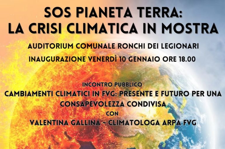 La Crisi climatica in mostra