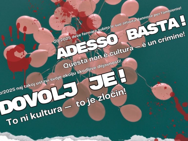 GO! 2025 deve fermare subito le sue attività dannose per l’ambiente!