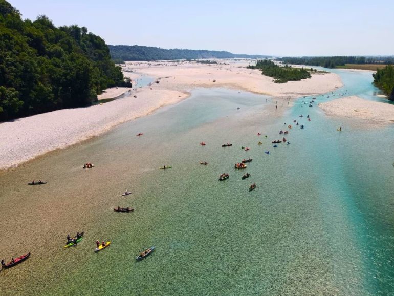 Tagliamento: un fine settimana di scienza e sport per il fiume