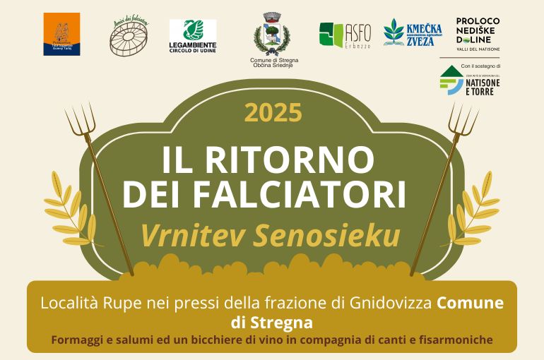 Il ritorno dei falciatori | 19 e 20 Luglio 2025 – loc. Rupe – fraz. Gnedovizza – Stregna