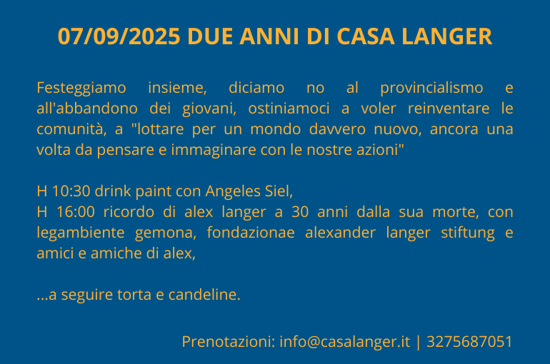 “Ostiniamoci a reinventare le comunità”: Legambiente celebra i 2 anni di Casa Langer a Tarcento