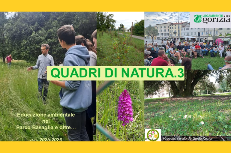 “Quadri di natura.3”: buone pratiche per le scuole a Gorizia