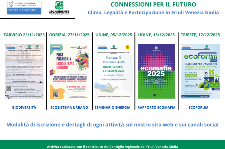 Connessioni per il Futuro: Clima, Legalità e Partecipazione in Friuli Venezia Giulia