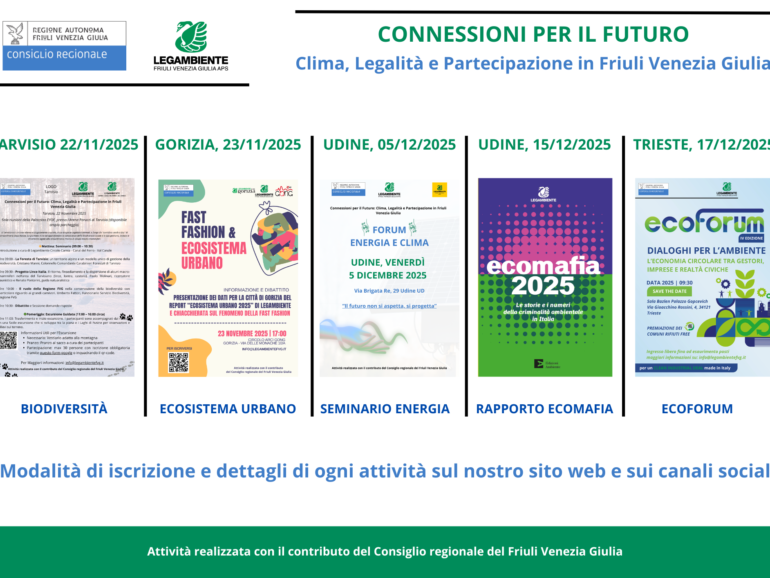 Connessioni per il Futuro: Clima, Legalità e Partecipazione in Friuli Venezia Giulia